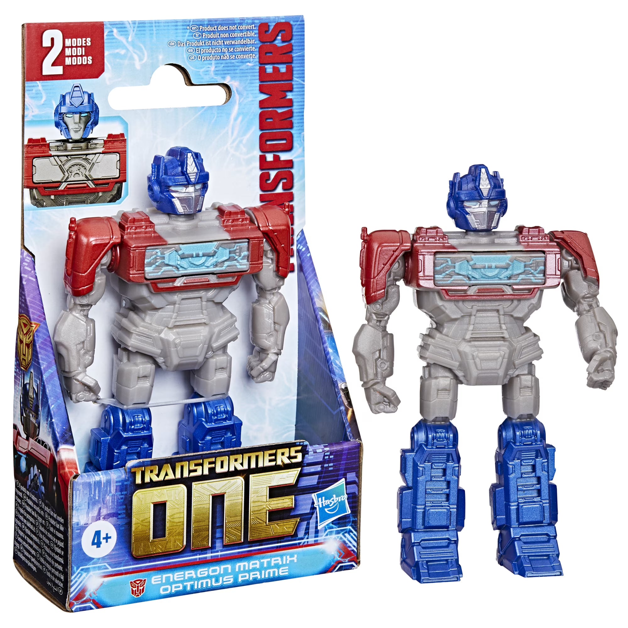 TRANSFORMERS ONE Energon Matrix OPTIMUS PRIME Action Figure 4.5" 2 Modes NEW