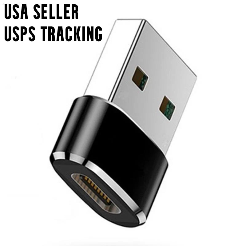 3 PACK USB C 3.1 Type C Female to USB 3.0 Type A Male Port Converter Adapter