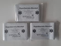 3 Pack Graham medical Thermal Mylar Blankets 84 x 52