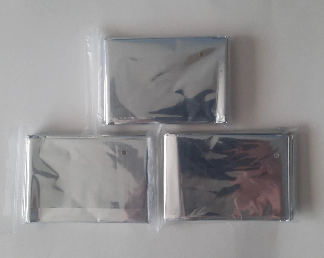 3 Pack Graham medical Thermal Mylar Blankets 84 x 52
